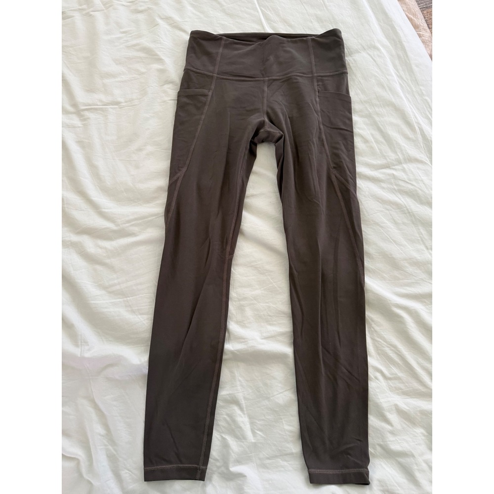 Athleta Salutation Stash Pocket Tight Navy Powervita 7/8‎ Yoga Leggings M